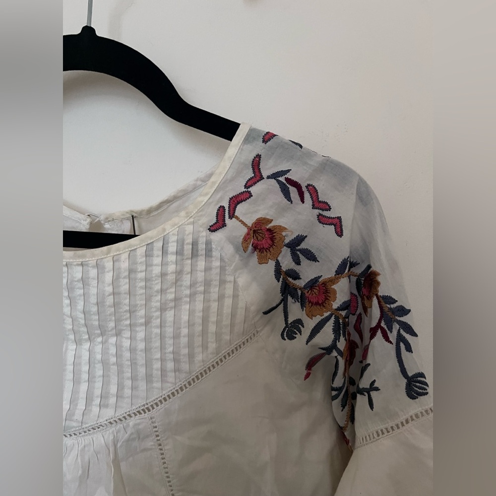 Free People Embroidered Boho Mini Dress - Picture 3 of 6